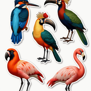 Animals & Wildlife - Sticker Sheet v29